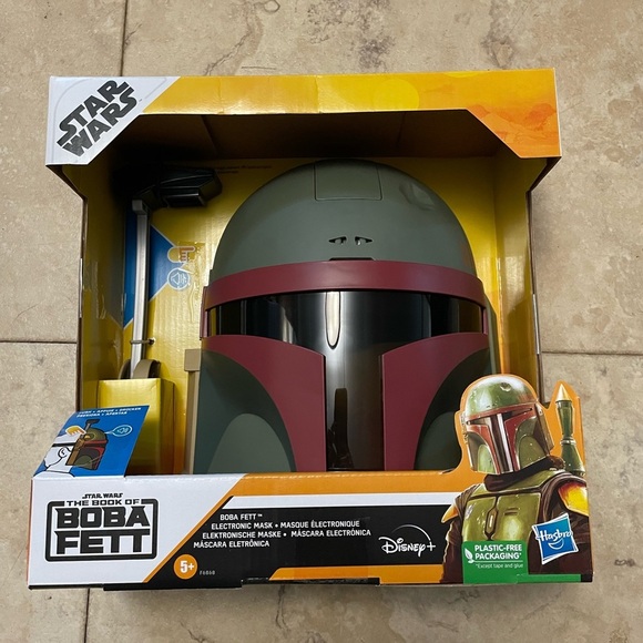 STAR WARS Boba Fett Electronic Mask with Sound Effects NIB - Picture 5 of 7